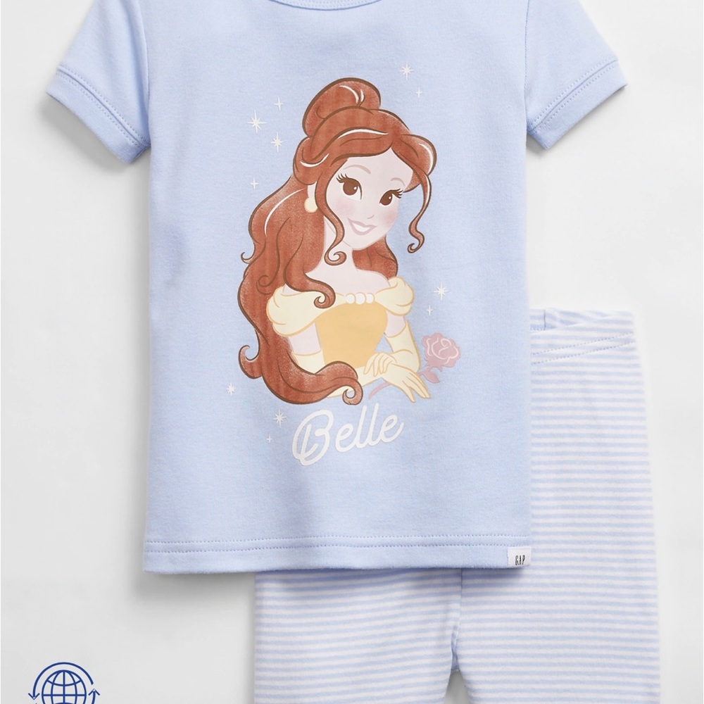 Gap Disney Princess Belle Pajamas NWT